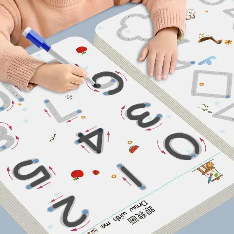 Kids Education Laptop - Magisch traceringswerkboek Educatieve Montessori-boeken voor kinderen