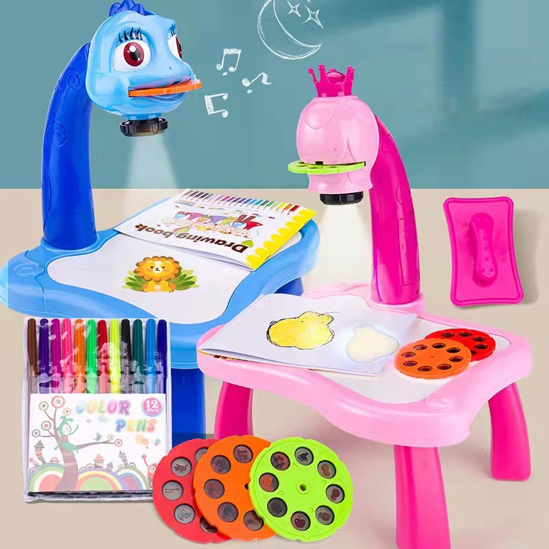 Drawing Projector Kids - Kinderen Led Projector Kunst Tekenen Tafel