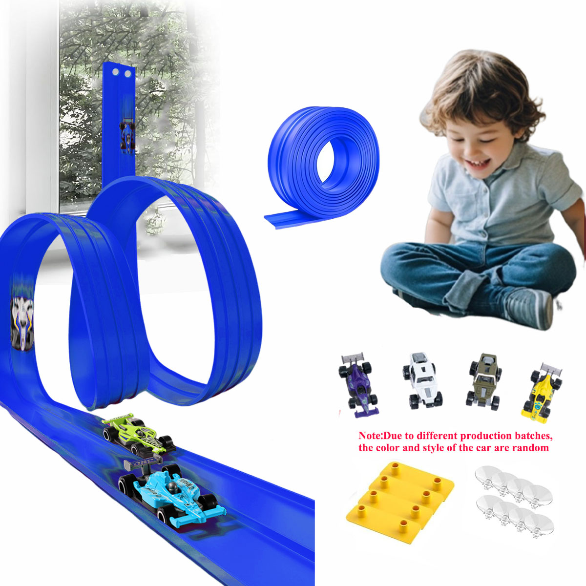 Kids Education Product - Netto Zak 13Ft/16.3Ft Flexibele Spoor Speelgoed
