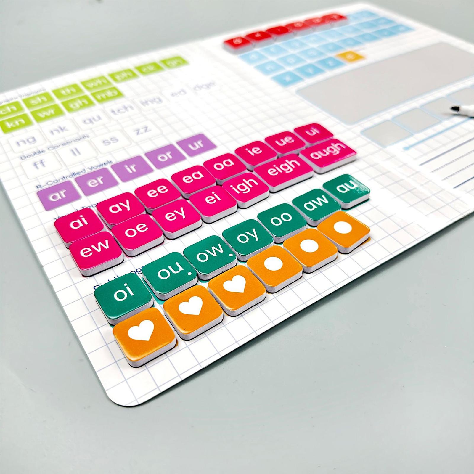 Free Educational Games For Kids - Lettertegels voor klanken- en spellingonderwijs, compleet