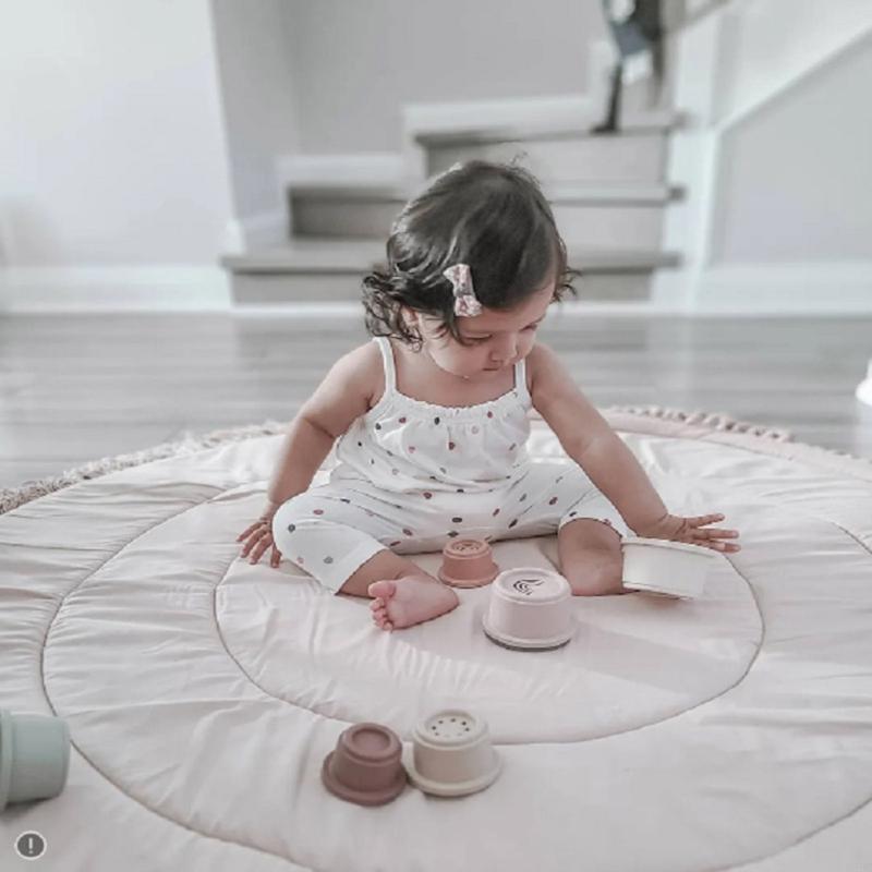 Kids Education Rug - M89C Babyvloer Tapijt Zacht katoen voor