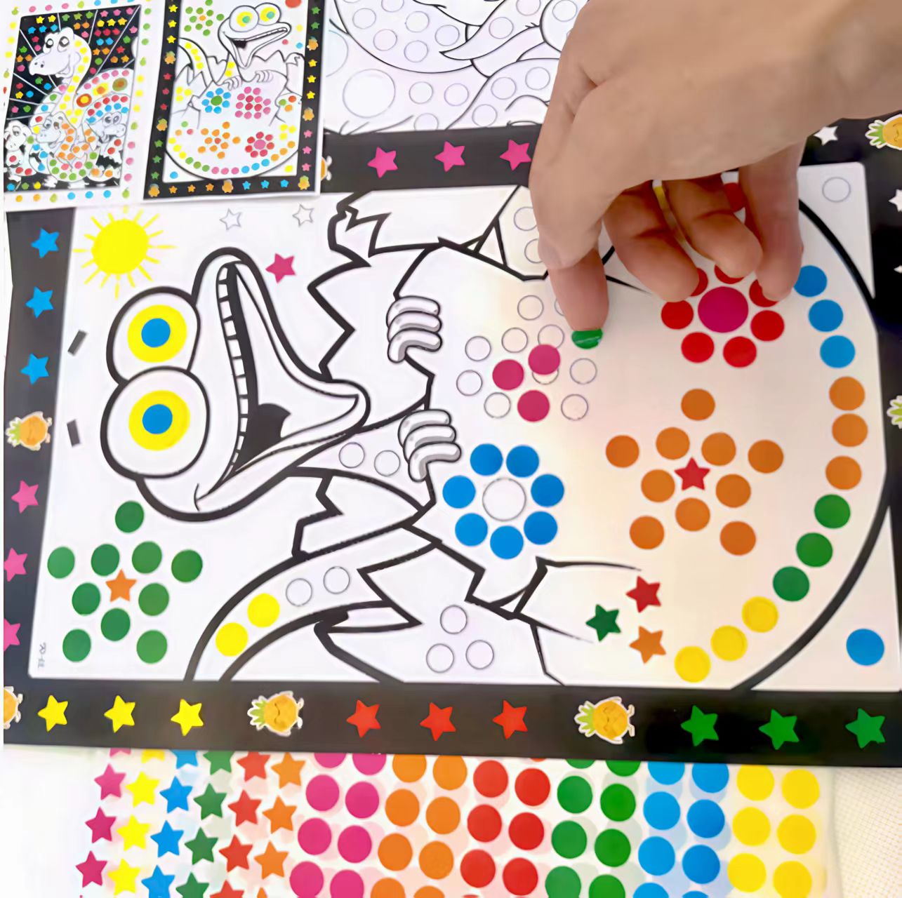 Happy Kids Education - 6/10 Vellen/Lot Leuke Cartoon Dier Tekening