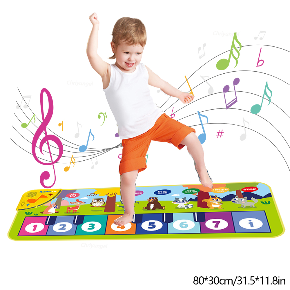 Kids Education Rug - Pianomat voor kinderen Kinderen Peuters Vloertoetsenbord