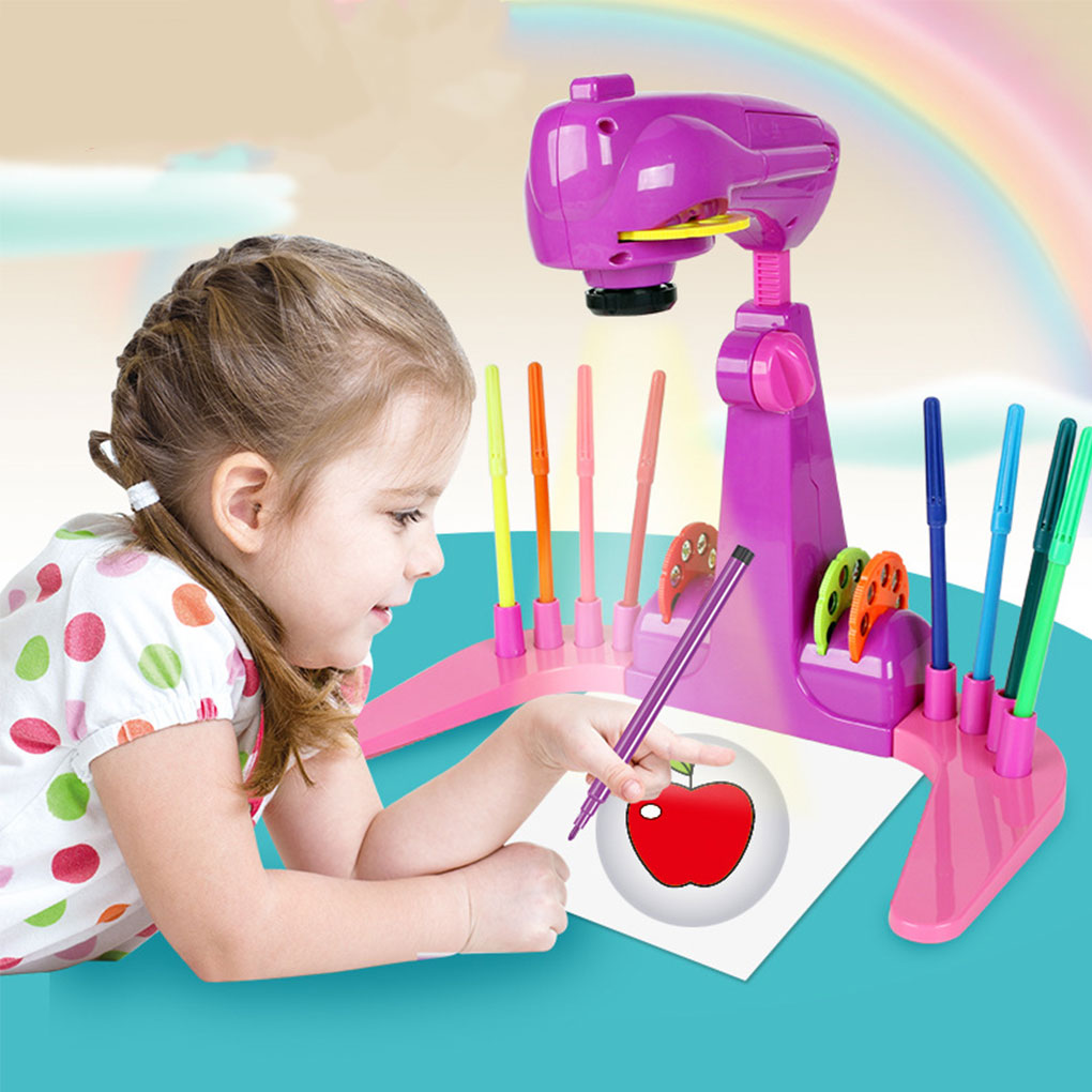 Drawing Projector Kids - Educatieve kindertekentafel met projector voor schilderen