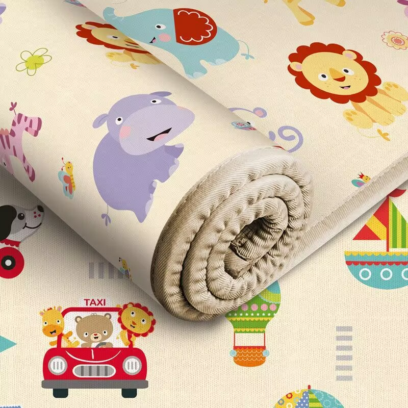 Kids Education Rug - 200x180/180x150/180x120cm Speelkleed voor kinderen Dikke Veiligheidsmat