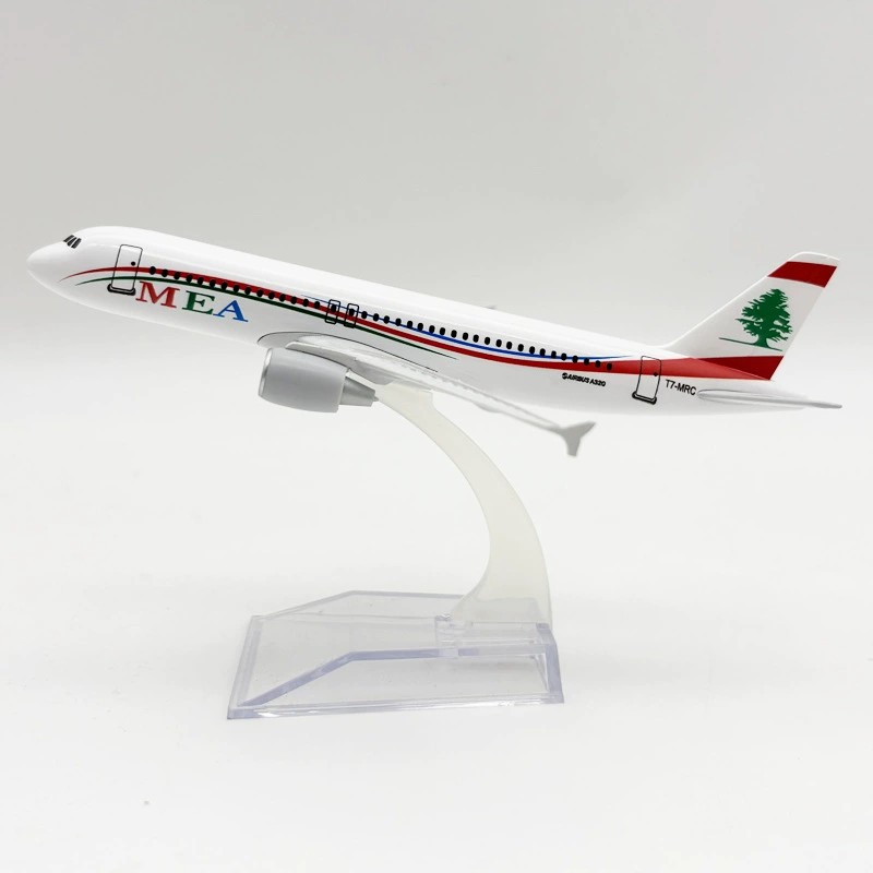 Kids Educational Resources - Souvenir Speelgoed Vliegtuigen 16CM A320 MEA