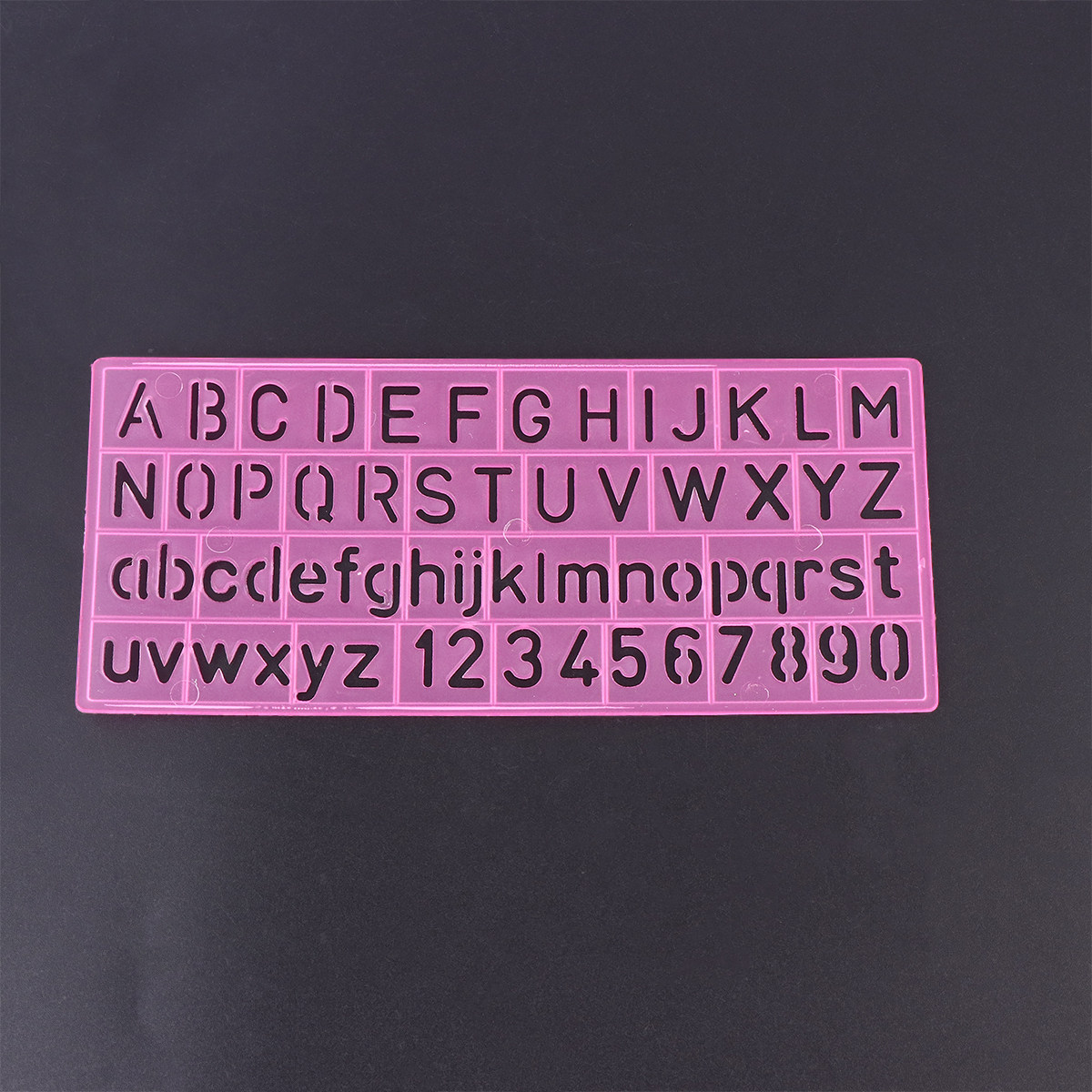 Kids Education Drawing - 4 stuks plastic graffiti-linialen alfabetnummers symbolen