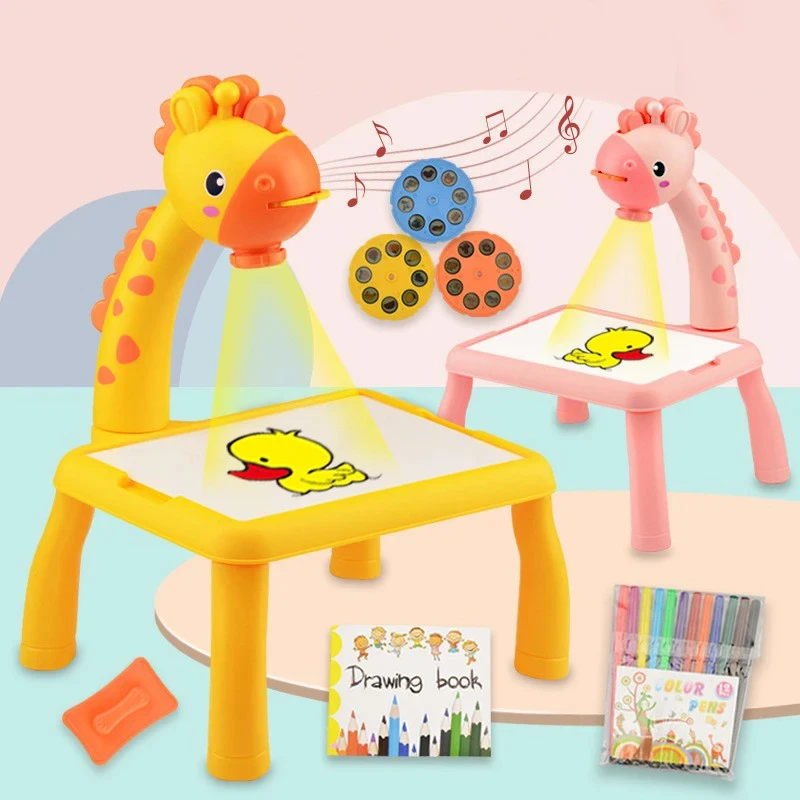 Drawing Projector Kids - Kinderen LED-projector Art Tekentafel Tekentafel Speelgoed