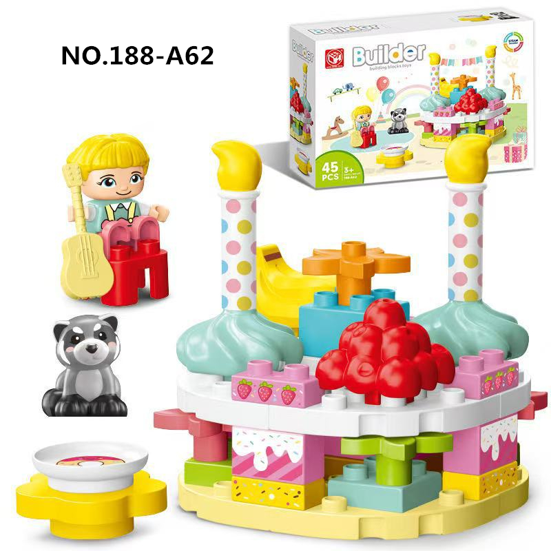 Happy Kids Education - 45 stks/set Creatieve Gelukkige Verjaardagstaart Serie
