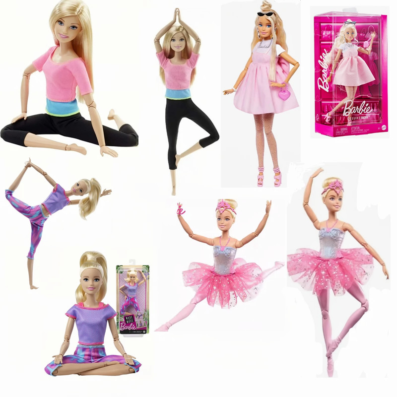Kids Educational Resources - Authentieke Barbie-pop met yogapoten Verwisselbare stijlen
