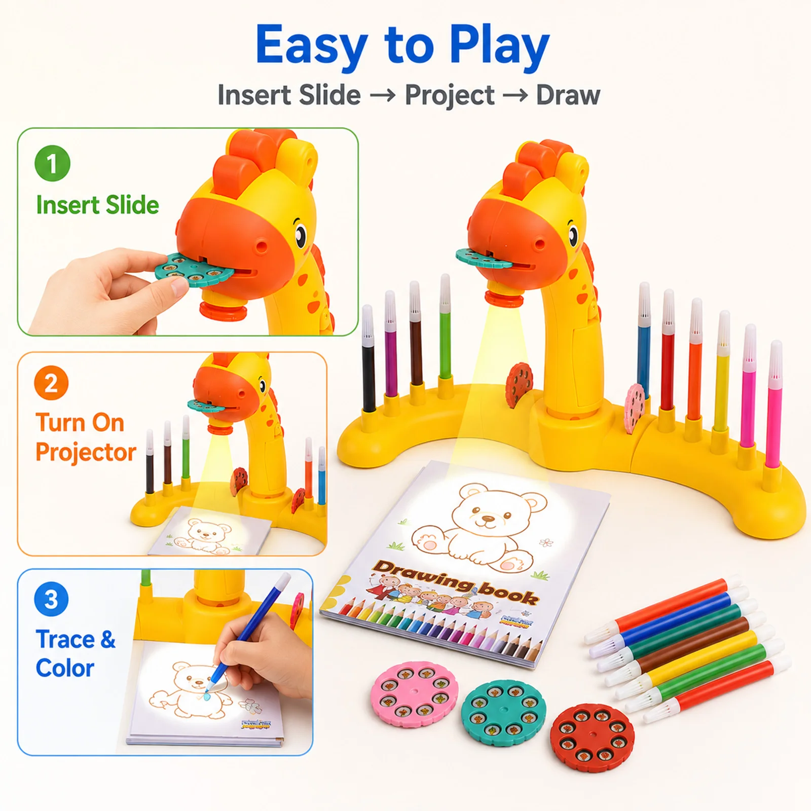 Kinderen Schilderbord Speelgoe - Drawing Projector Kids recensie en prijs