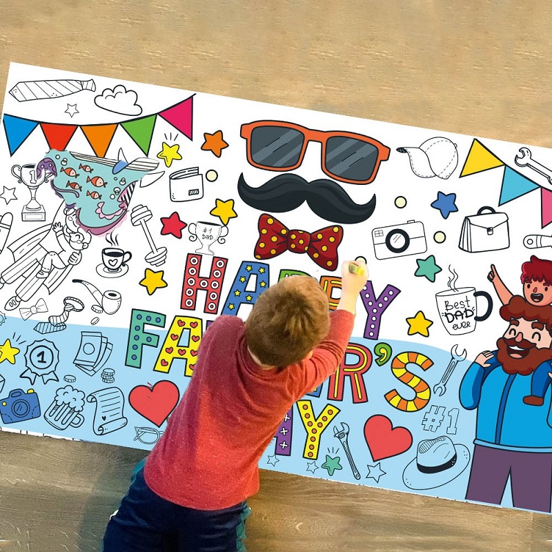 Gelukkige Vaderdag DIY Doodle  - Happy Kids Education recensie en prijs