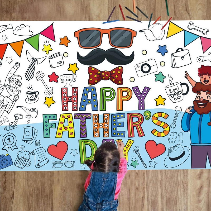 Gelukkige Vaderdag DIY Doodle  - Happy Kids Education recensie en prijs