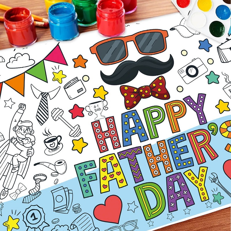 Gelukkige Vaderdag DIY Doodle  - Happy Kids Education recensie en prijs