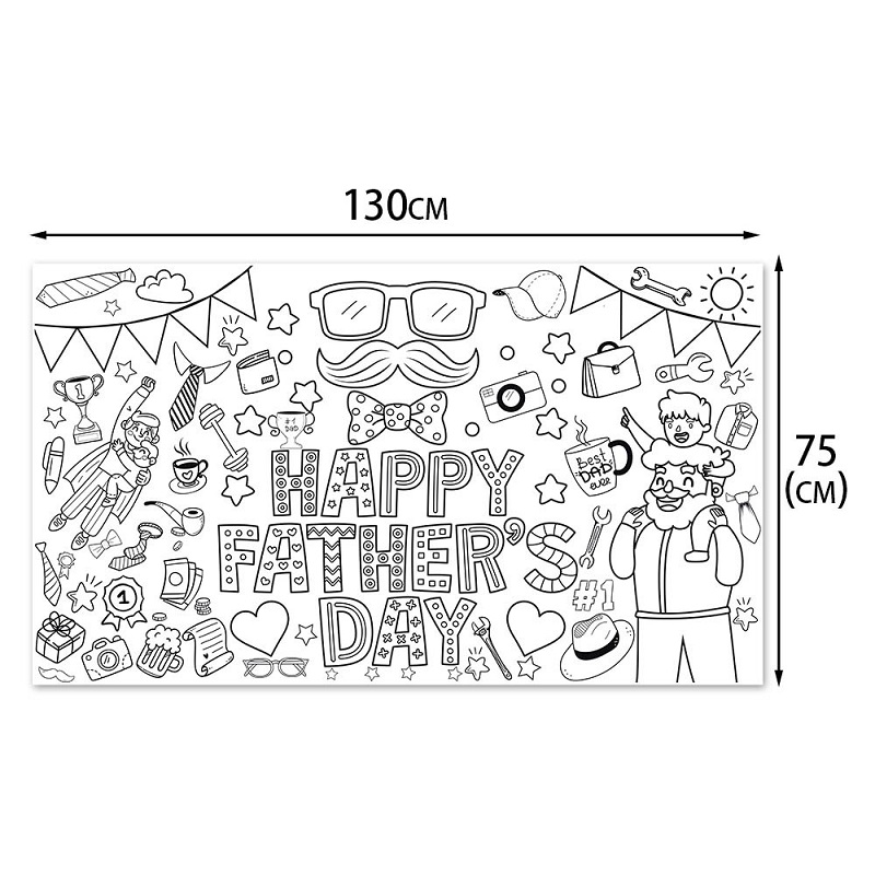 Gelukkige Vaderdag DIY Doodle  - Happy Kids Education recensie en prijs