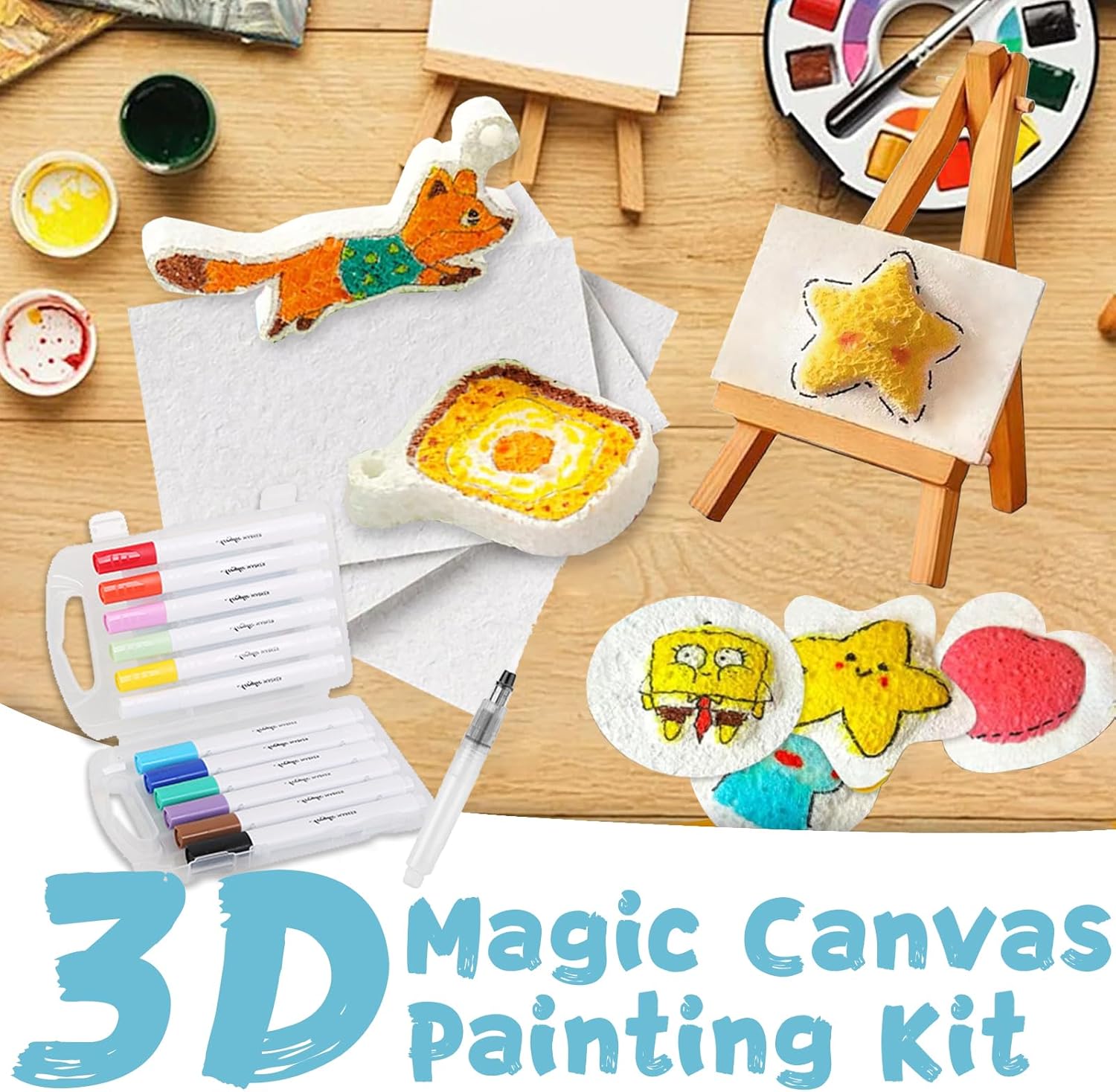 3D gezwollen schuimtextuur sch - Kids Education Drawing recensie en prijs