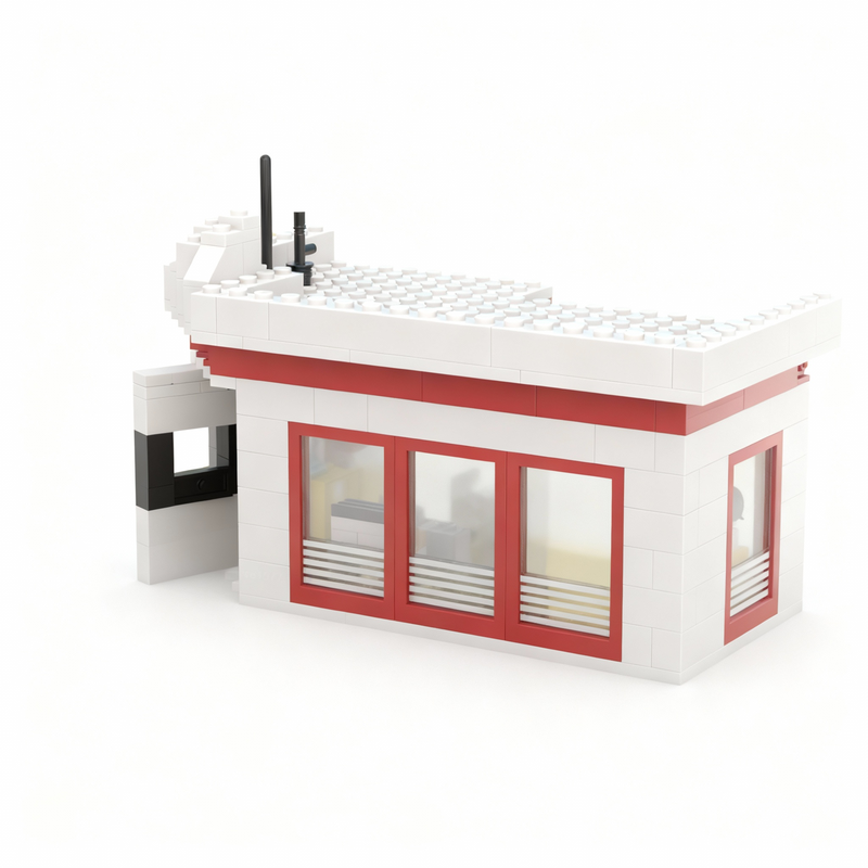 225 stks MOC Town Classic Comm - Kids Education Centre recensie en prijs