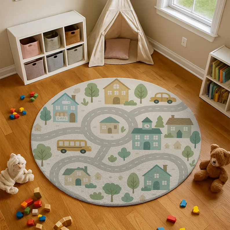 Kinderen Racebaan Kleed Ronde  - Kids Education Nursery recensie en prijs