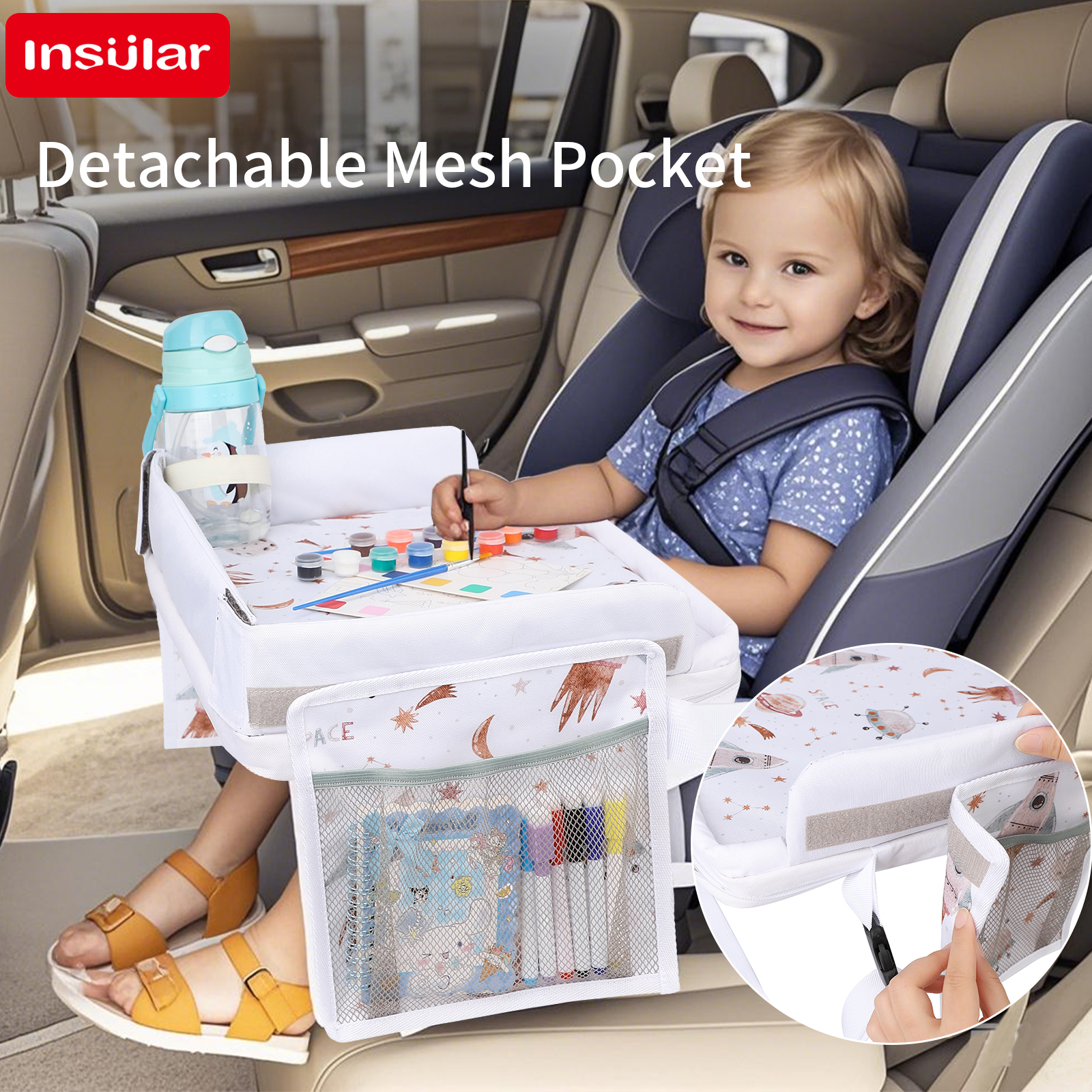 Nieuwe auto-opbergtafel met sc - Kids Education Drawing recensie en prijs