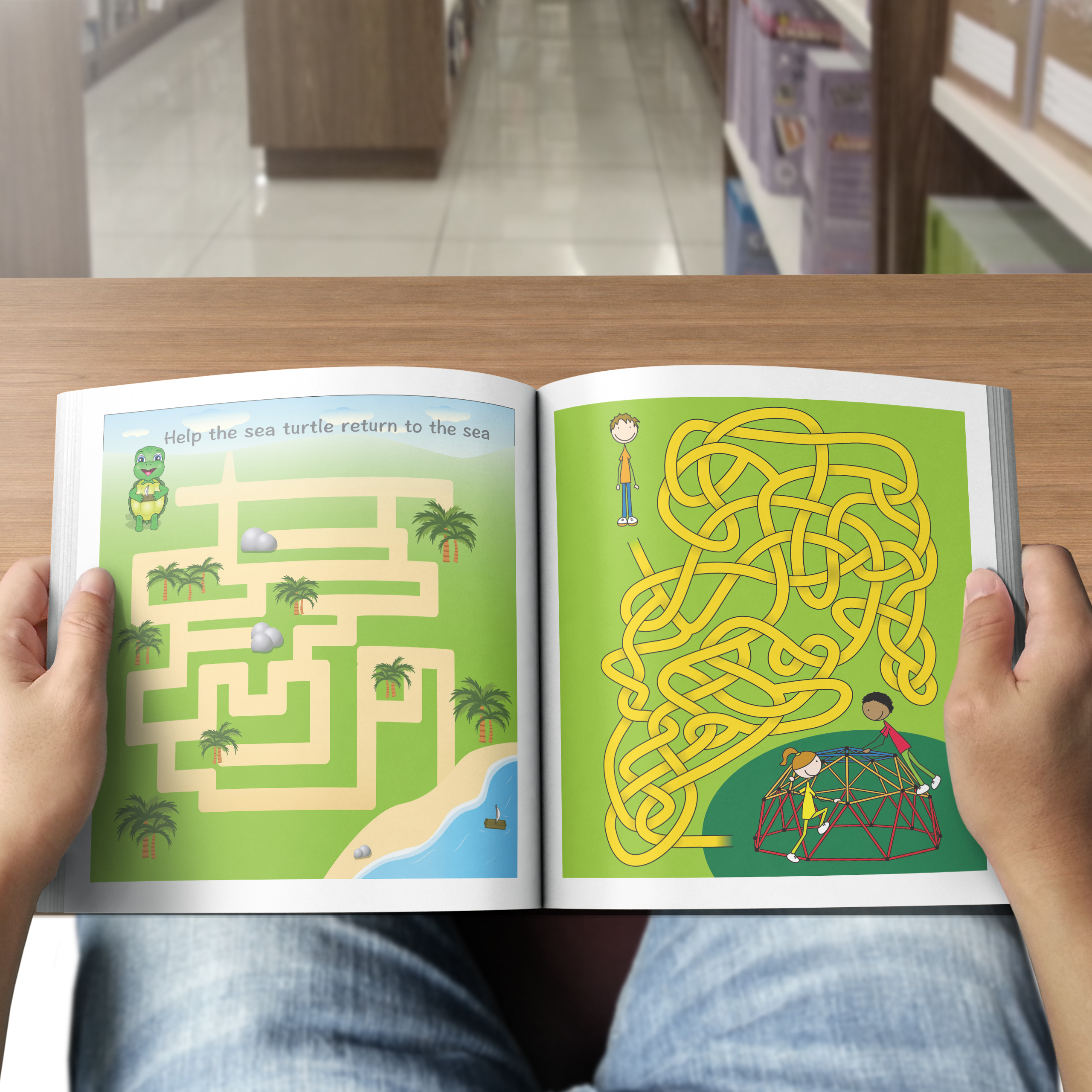 Interactief doolhofpuzzelboek  - Kids Education Book recensie en prijs