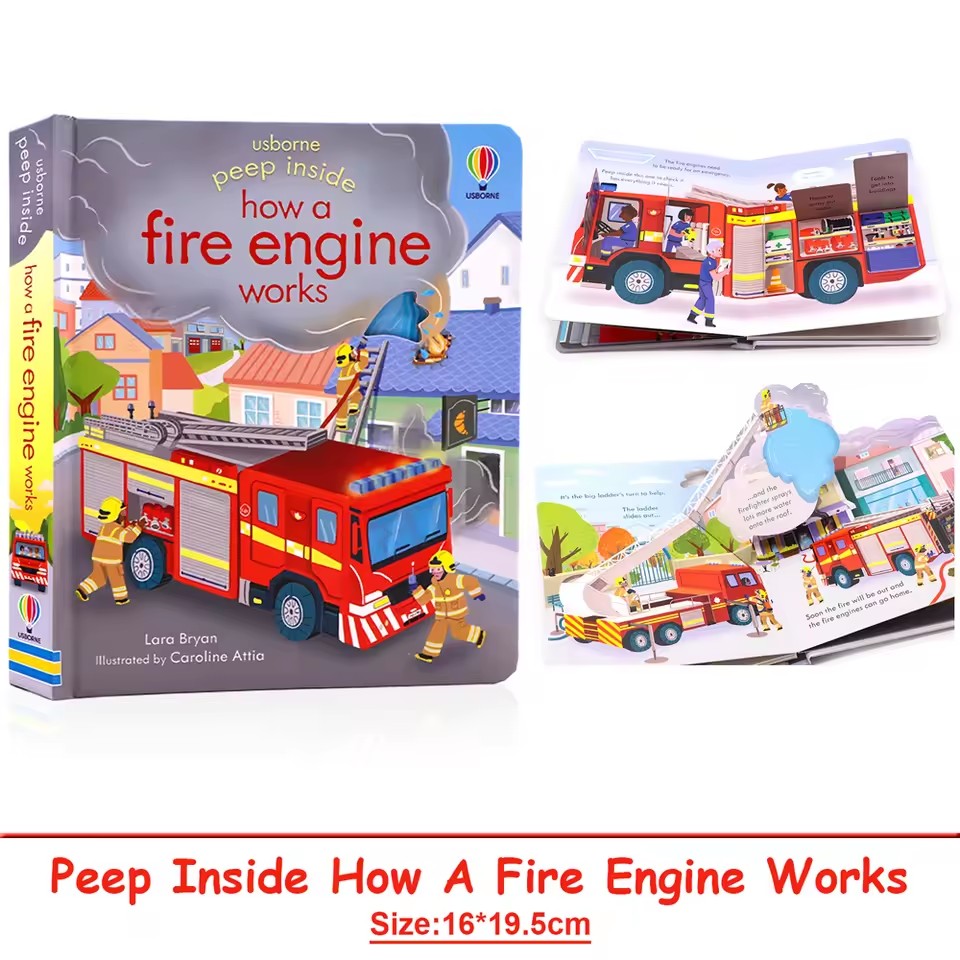 Usborne Peep Inside Hoe een br - Kids Education Book recensie en prijs