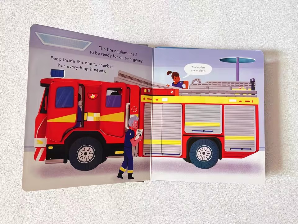 Usborne Peep Inside Hoe een br - Kids Education Book recensie en prijs