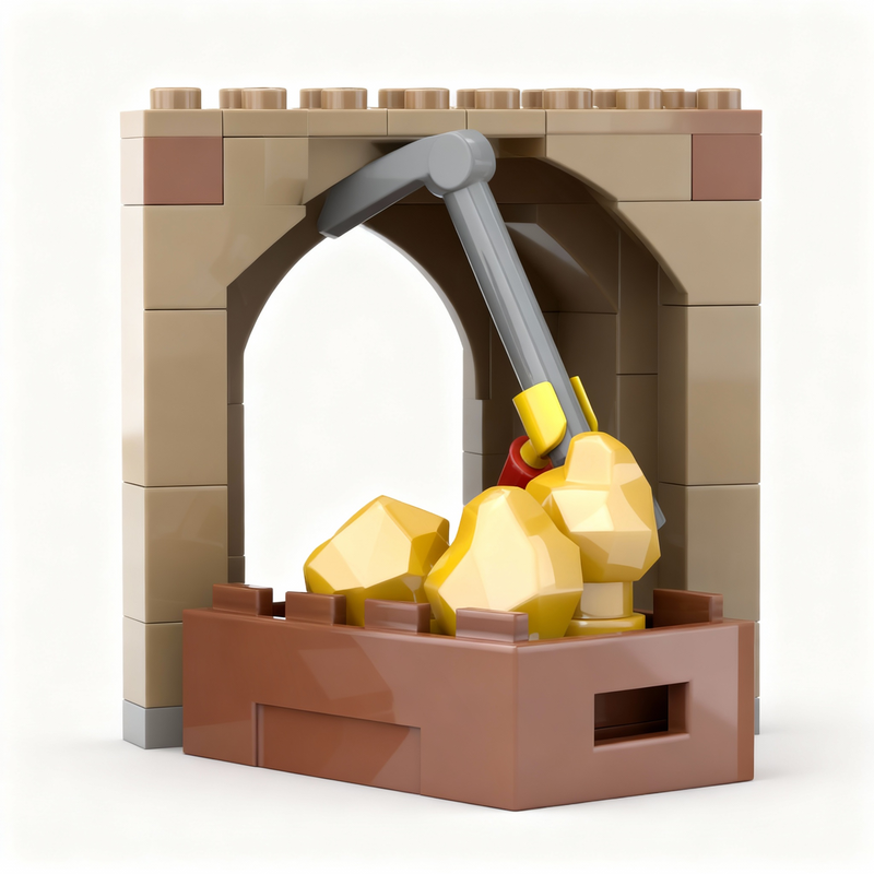 117pcs MOC City The Happy Mine - Happy Kids Education recensie en prijs