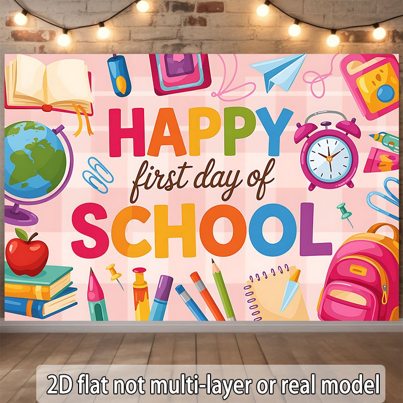 Terug naar school wandtapijt G - Happy Kids Education recensie en prijs