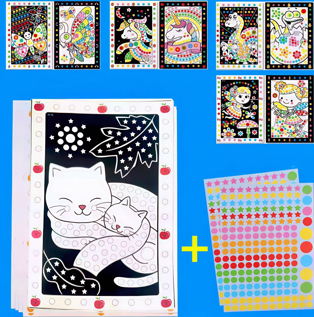 6/10 Vellen/Lot Leuke Cartoon  - Happy Kids Education recensie en prijs