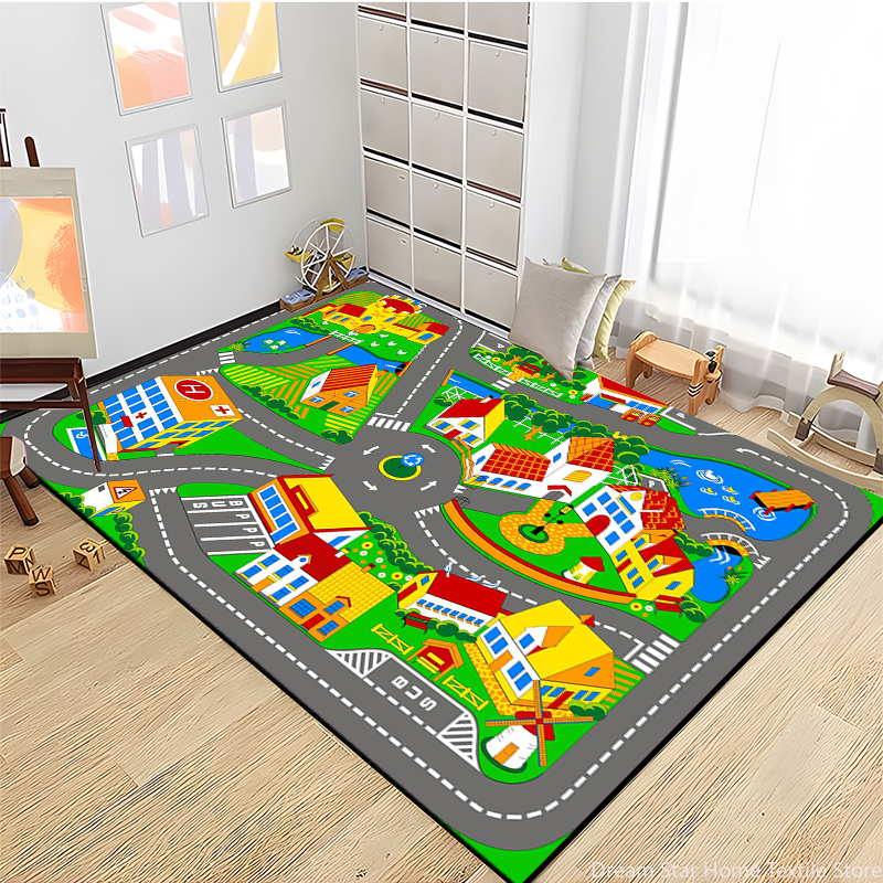 Kids Road Traffic Tapijt Carto - Kids Education Nursery recensie en prijs