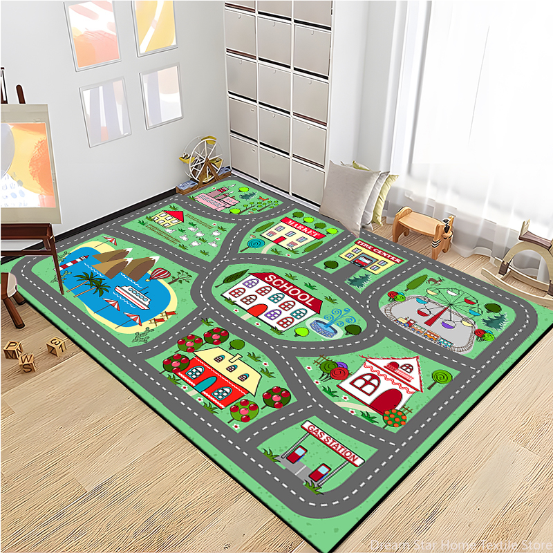 Kids Road Traffic Tapijt Carto - Kids Education Nursery recensie en prijs