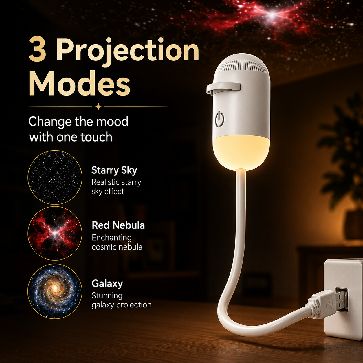 LED USB Mini Galaxy Sterrenpro - Drawing Projector Kids recensie en prijs