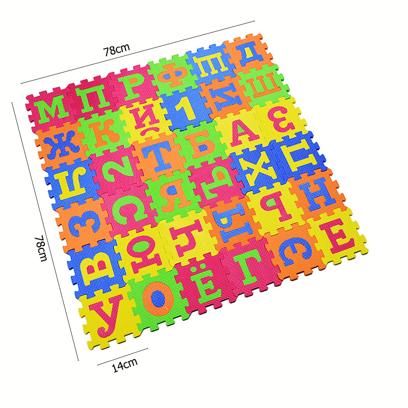 Russische Alfabet Mat Kinderen - Kids Education Rug recensie en prijs