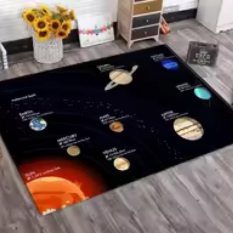 Zwarte achtergrond zonnestelse - Kids Education Background recensie en prijs