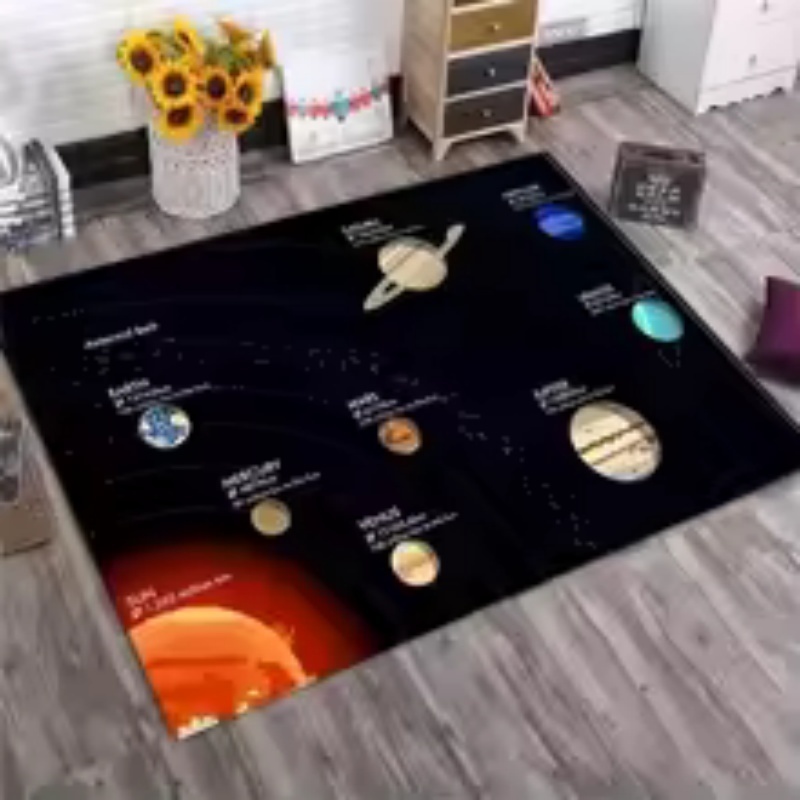 Zwarte achtergrond zonnestelse - Kids Education Background recensie en prijs
