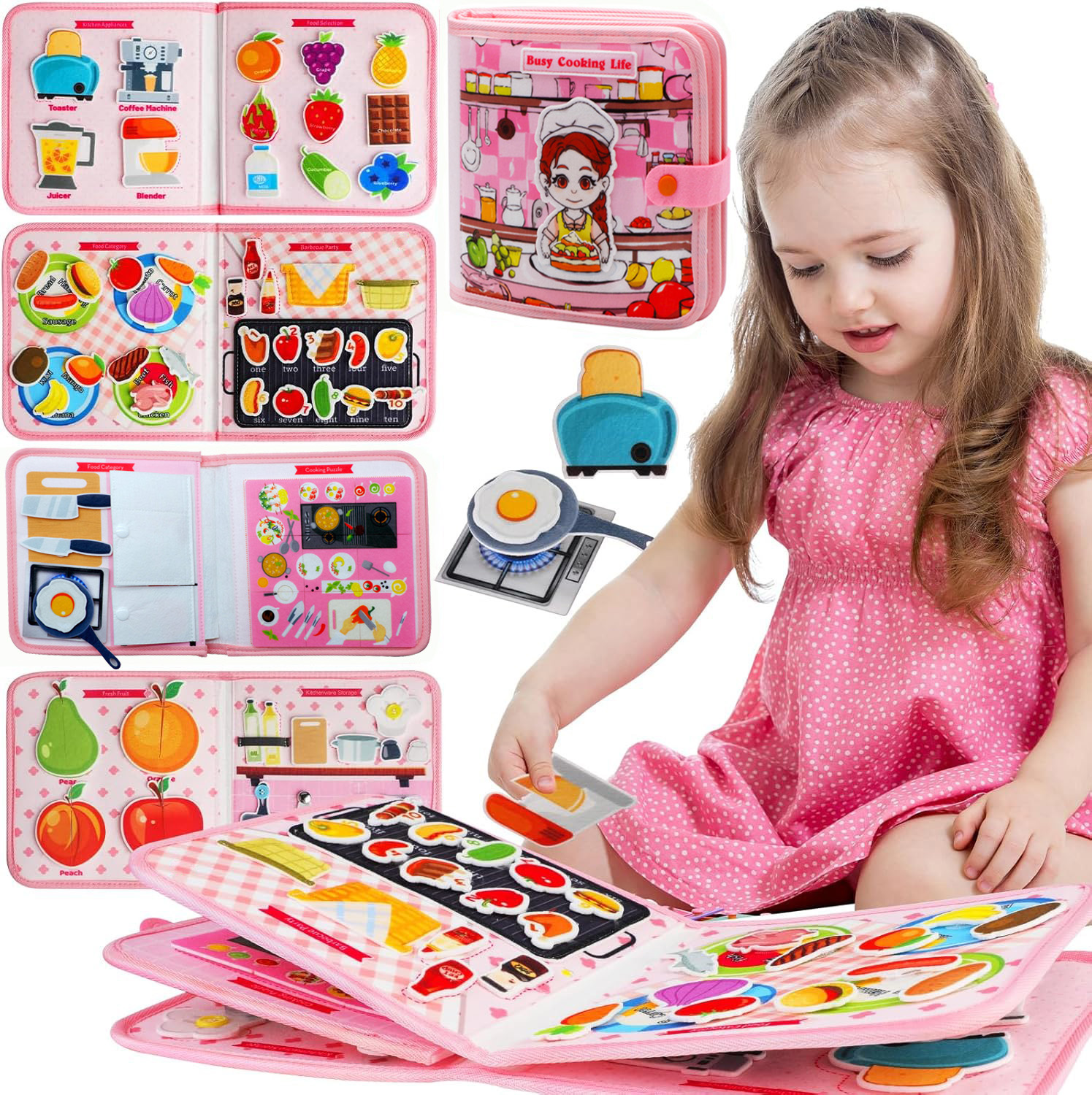 Peuter Drukbord Montessori Spe - Kids Education Book recensie en prijs