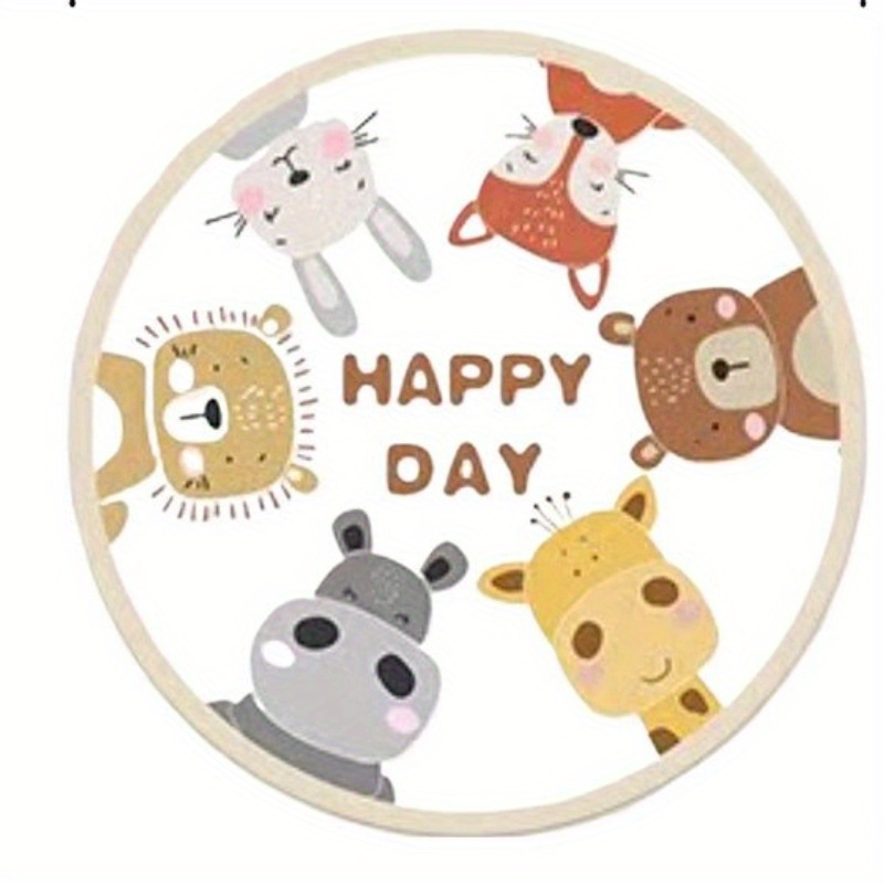 Happy Animals rond tapijt flan - Happy Kids Education recensie en prijs