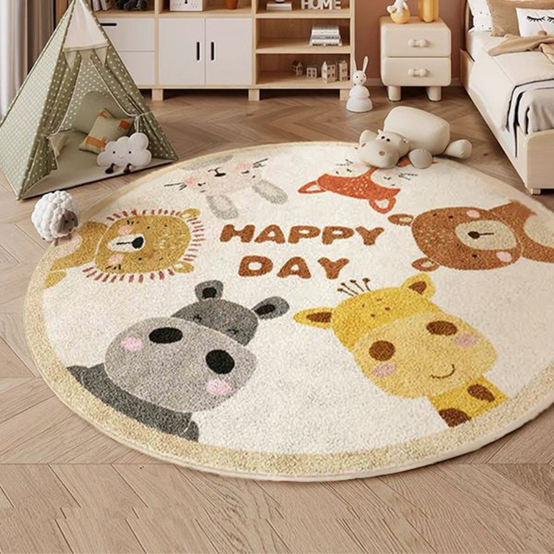 Happy Animals rond tapijt flan - Happy Kids Education recensie en prijs