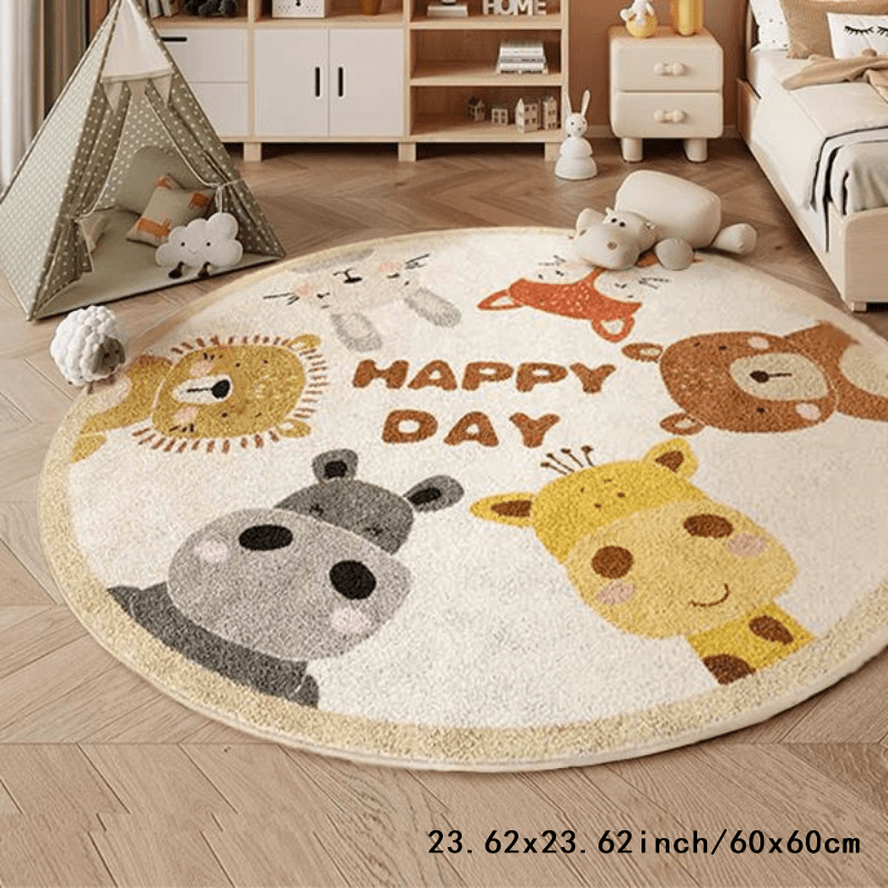 Happy Animals rond tapijt flan - Happy Kids Education recensie en prijs