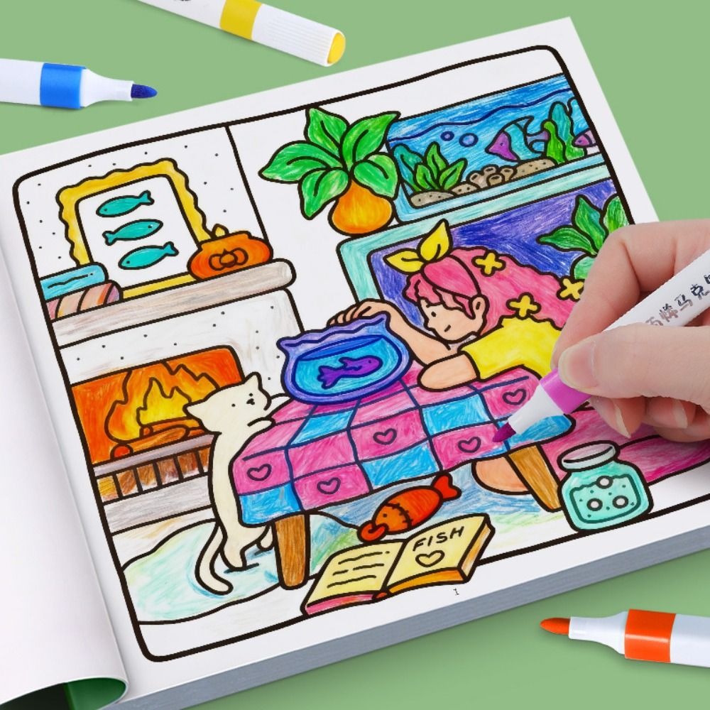 Creatief doe-het-zelf kleurboe - Kids Education Drawing recensie en prijs