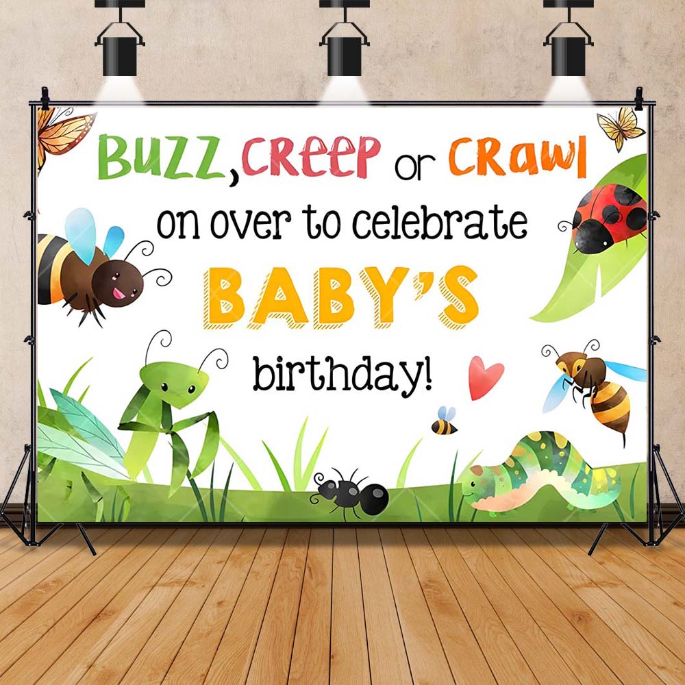 Cartoon Insect Party Vroege On - Kids Education Background recensie en prijs