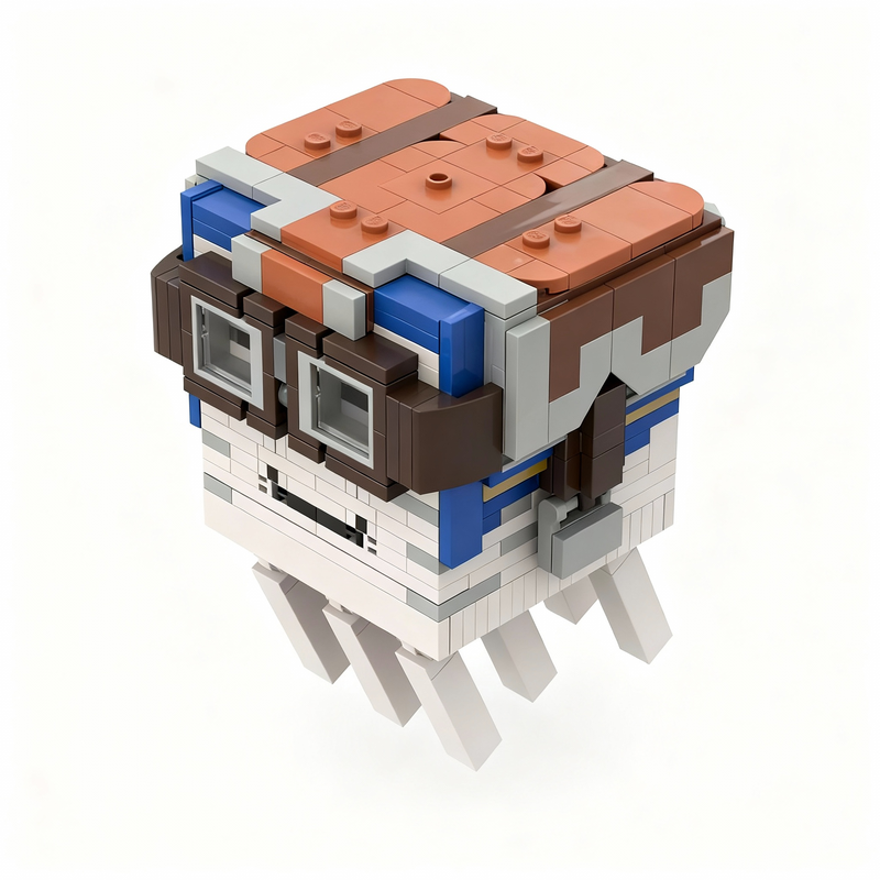 896pcs MOC De Happy Ghast Harn - Happy Kids Education recensie en prijs