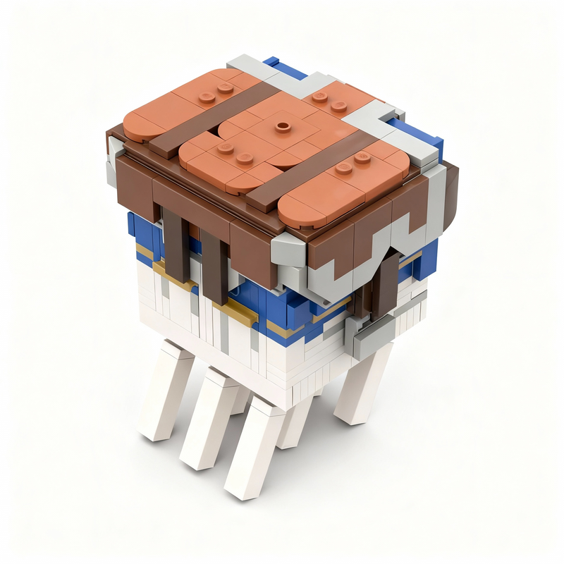 896pcs MOC De Happy Ghast Harn - Happy Kids Education recensie en prijs