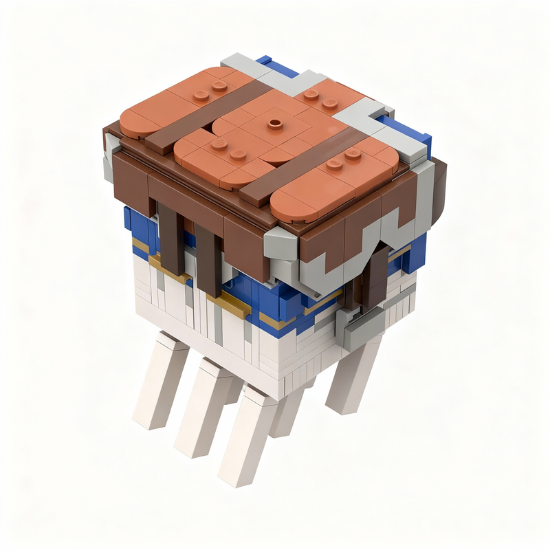 896pcs MOC De Happy Ghast Harn - Happy Kids Education recensie en prijs