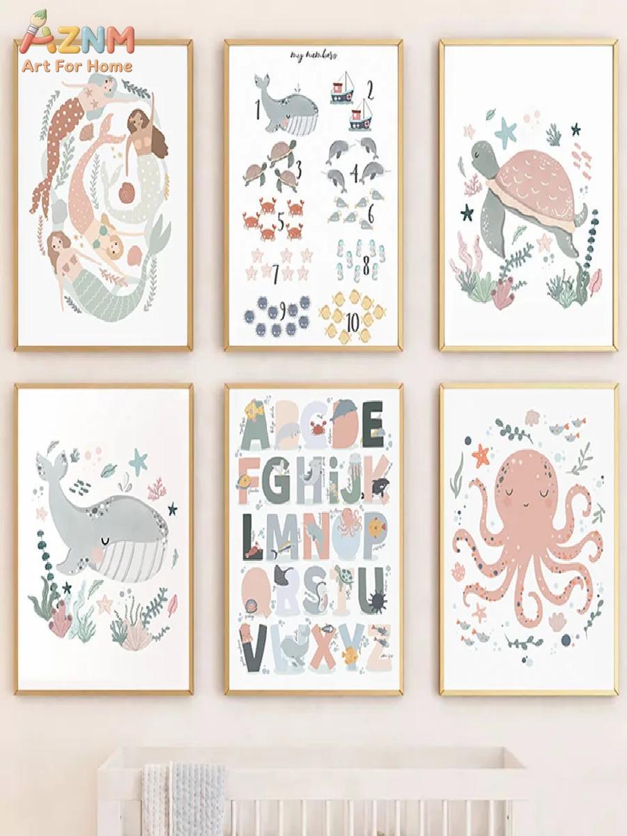 AZNM Kinderkamer Zeedieren Can - Kids Education Nursery recensie en prijs