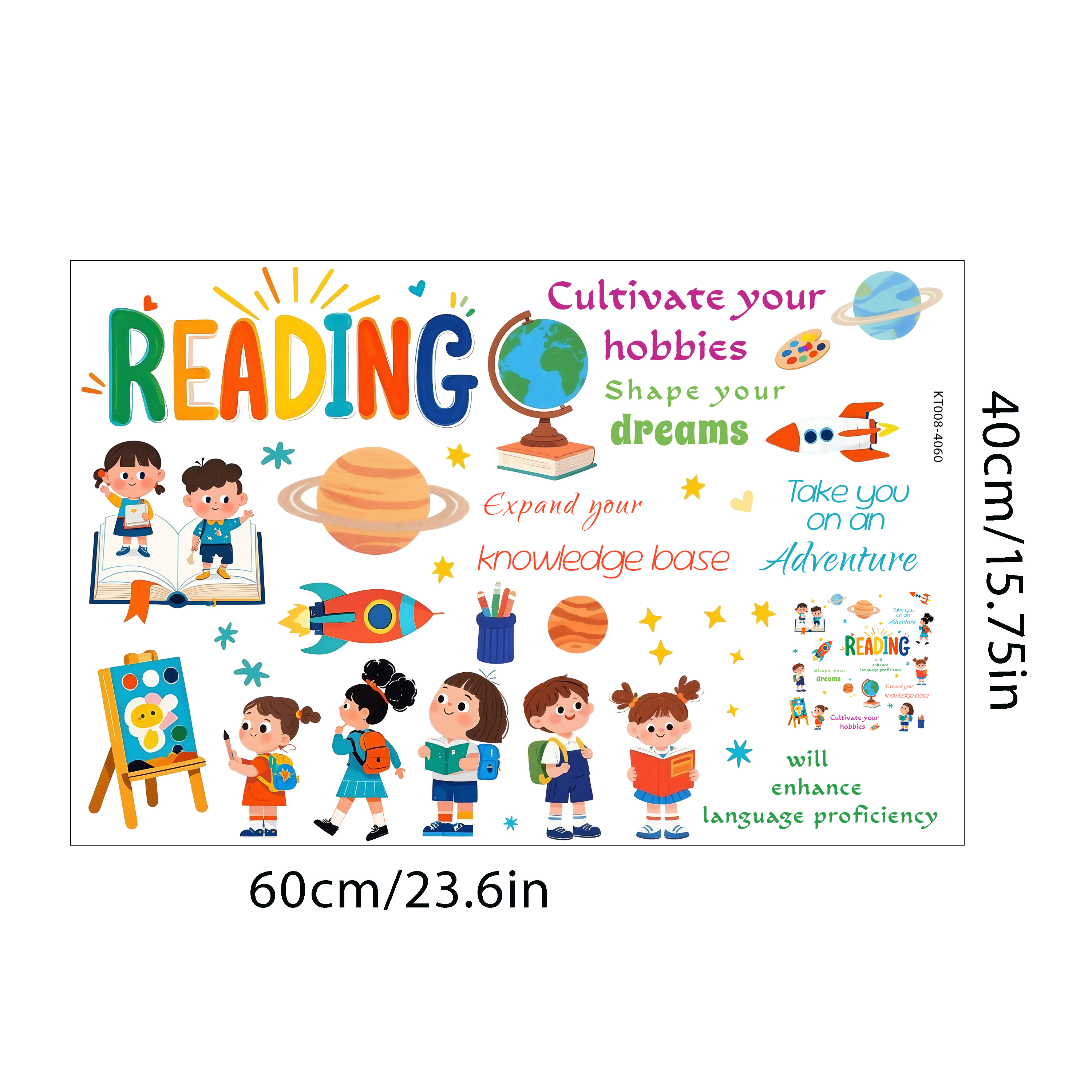 Cartoon karakter ruimteplaneet - Kids Education Nursery recensie en prijs