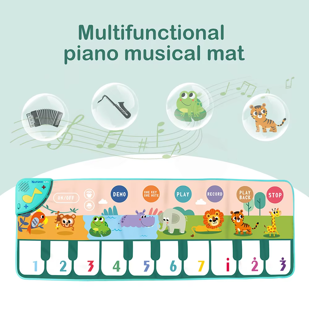 Muzikale pianomat voor kindere - Kids Education Rug recensie en prijs