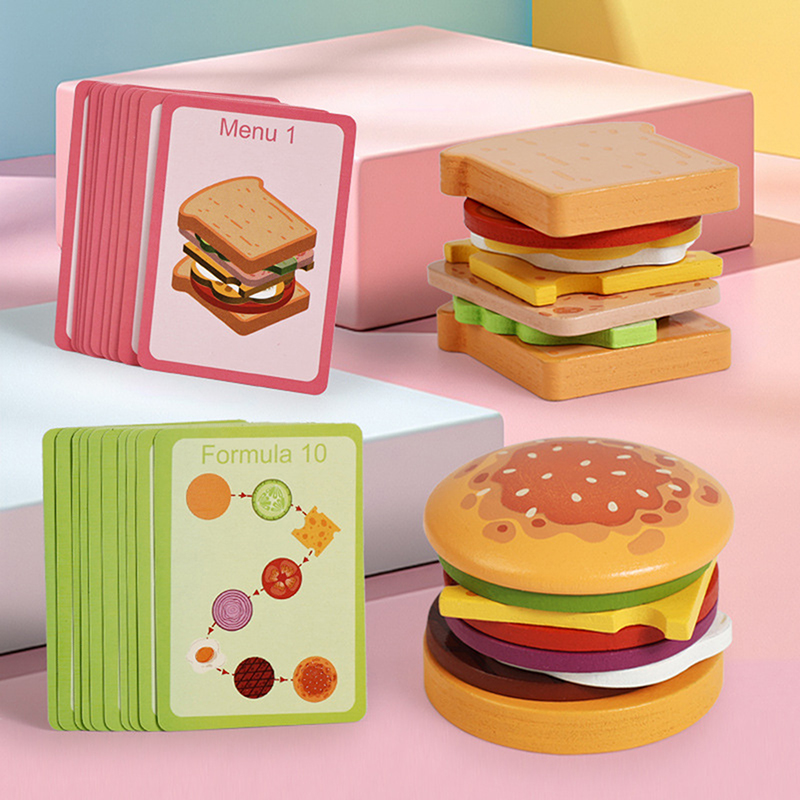 【HAPPY】Houten Hamburg Sandwich - Happy Kids Education recensie en prijs