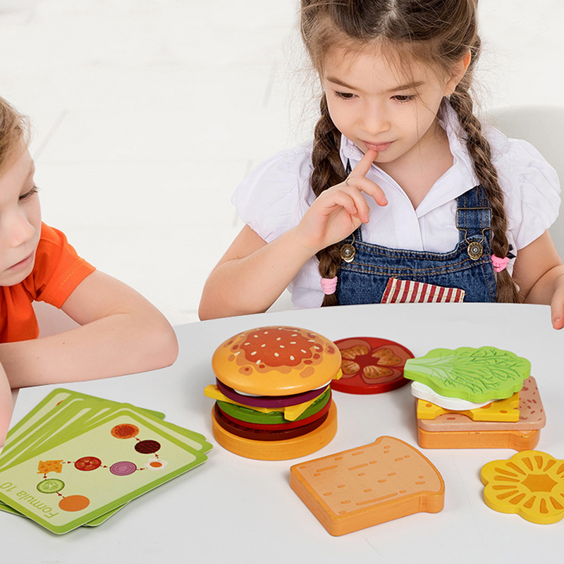 【HAPPY】Houten Hamburg Sandwich - Happy Kids Education recensie en prijs